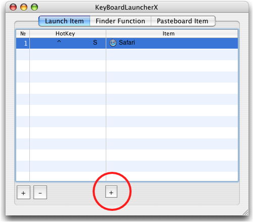 +button for append some items