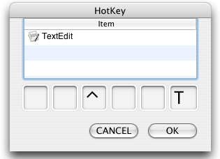 HotKey dialog