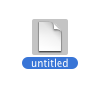 "untitled" file